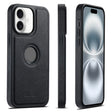 For iPhone 16 Plus Suteni G1 Cross Texture MagSafe Phone Case(Black) - free shipping - PMC Jewellery - Order now!