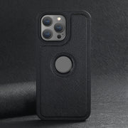 For iPhone 16 Suteni G1 Cross Texture MagSafe Phone Case(Black)