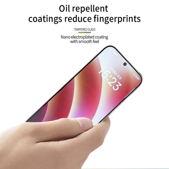 For OPPO Find X8 PINWUYO 9H 3D Full Screen Explosion-proof Tempered Glass Film(Black)
