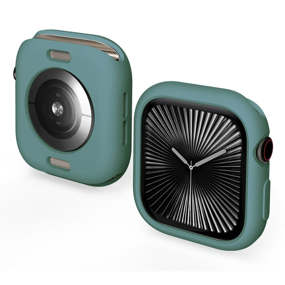 For Apple Watch Series 10 46mm ENKAY Hat-Prince Candy Color TPU Watch Case(Green)