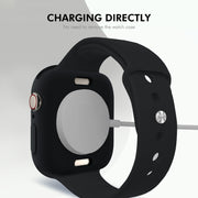 For Apple Watch Series 10 46mm ENKAY Hat-Prince Candy Color TPU Watch Case(Dark Blue)