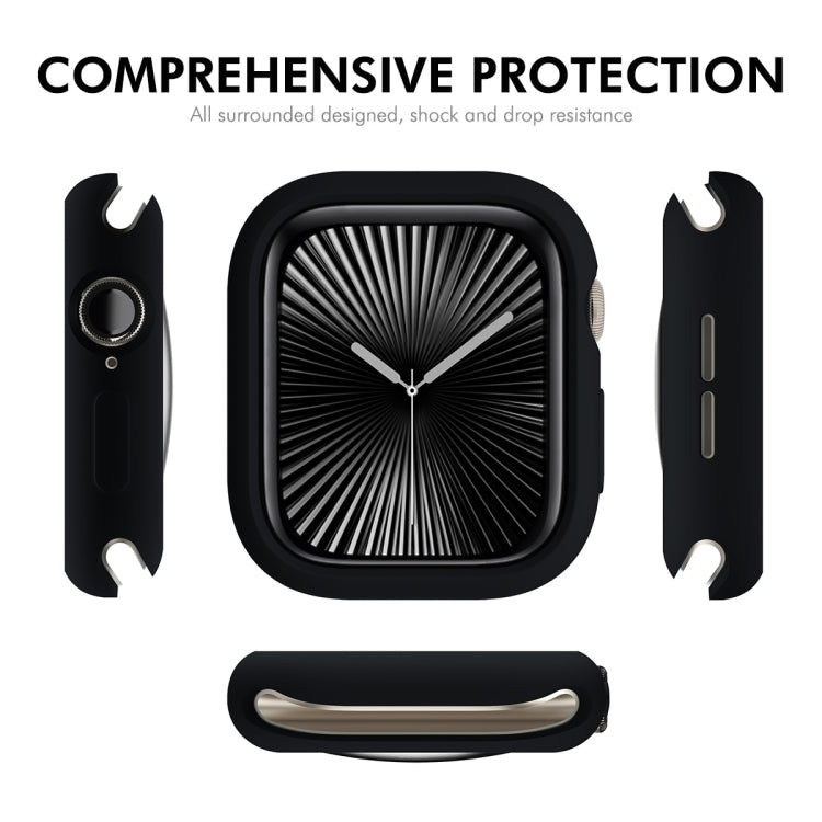 For Apple Watch Series 10 42mm ENKAY Hat-Prince Candy Color TPU Watch Case(Light Grey)
