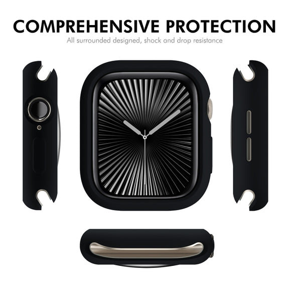 For Apple Watch Series 10 46mm ENKAY Hat-Prince Candy Color TPU Watch Case(Dark Blue)