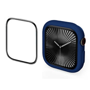 For Apple Watch Series 10 42mm ENKAY Hat-Prince 2 in 1 Candy Color TPU Watch Case with Full Coverage PMMA Soft Film(Light Blue)