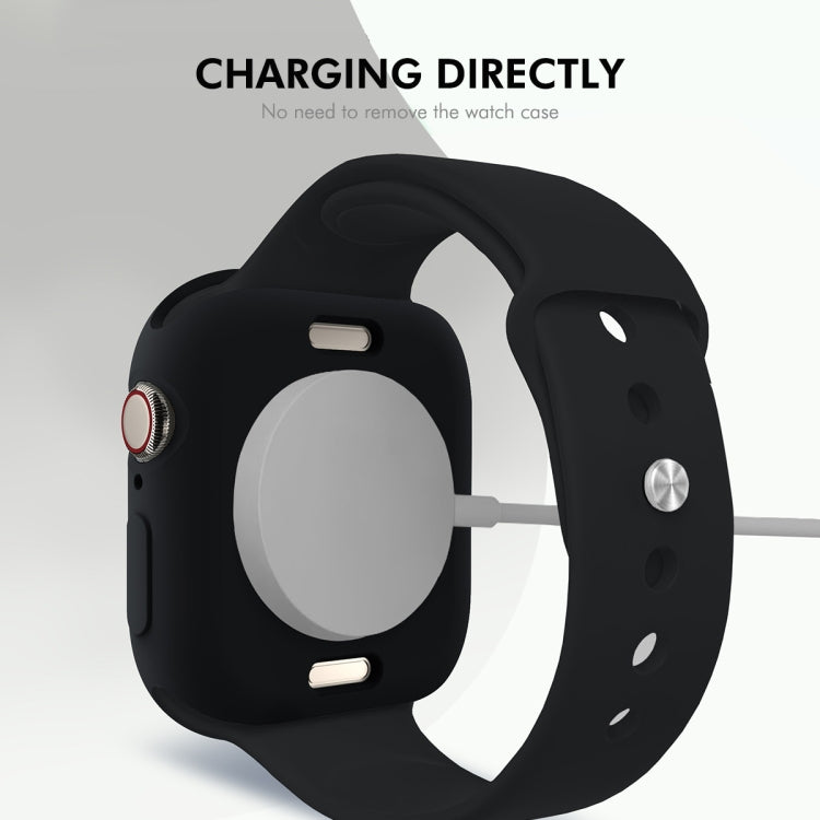 For Apple Watch Series 10 46mm ENKAY Hat-Prince 2 in 1 Candy Color TPU Watch Case with Full Coverage PMMA Soft Film(Purple) - free shipping - PMc TechLife - Order now!