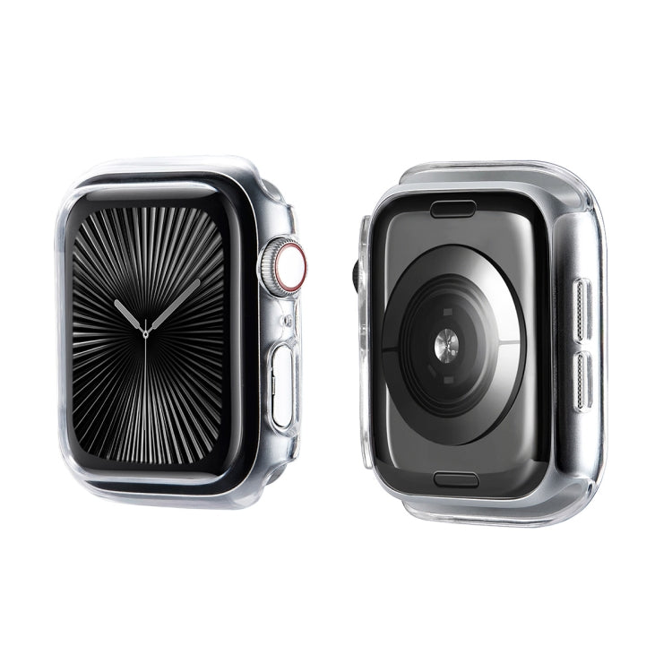 For Apple Watch Series 10 46mm ENKAY Hat-Prince Solid Color PC Watch Case Shockproof Cover(Transparent) - free shipping - PMc TechLife - Order now!