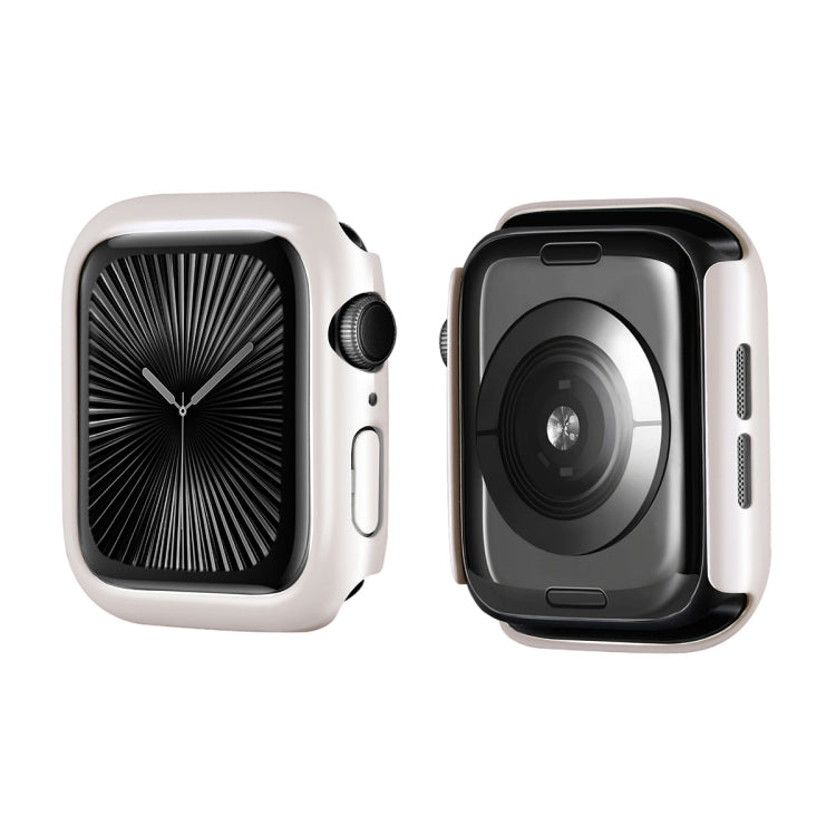 For Apple Watch Series 10 46mm ENKAY Hat-Prince Solid Color PC Watch Case Shockproof Cover(Silver) - free shipping - PMc TechLife - Order now!