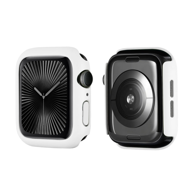 For Apple Watch Series 10 42mm ENKAY Hat-Prince Solid Color PC Watch Case Shockproof Cover(White) - free shipping - PMc TechLife - Order now!