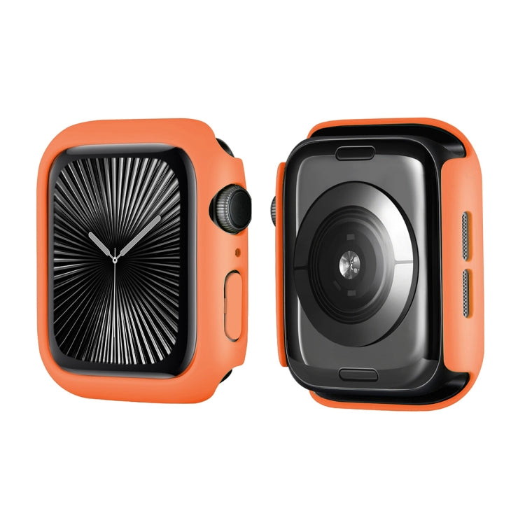For Apple Watch Series 10 42mm ENKAY Hat-Prince Solid Color PC Watch Case Shockproof Cover(Orange) - free shipping - PMc TechLife - Order now!