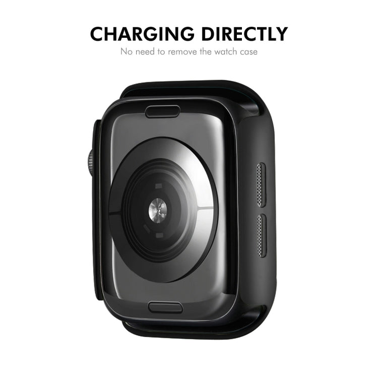 For Apple Watch Series 10 46mm ENKAY Hat-Prince Solid Color PC Watch Case Shockproof Cover(Black) - free shipping - PMc TechLife - Order now!