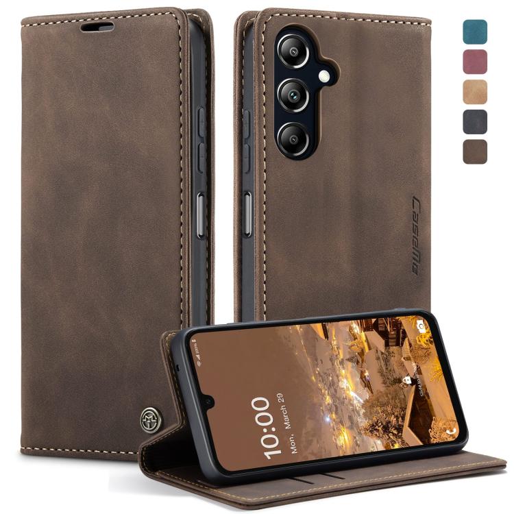 For Samsung Galaxy A16 5G CaseMe 013 Multifunctional Horizontal Flip Leather Phone Case(Coffee) - free shipping - PMC Jewellery - Order now!