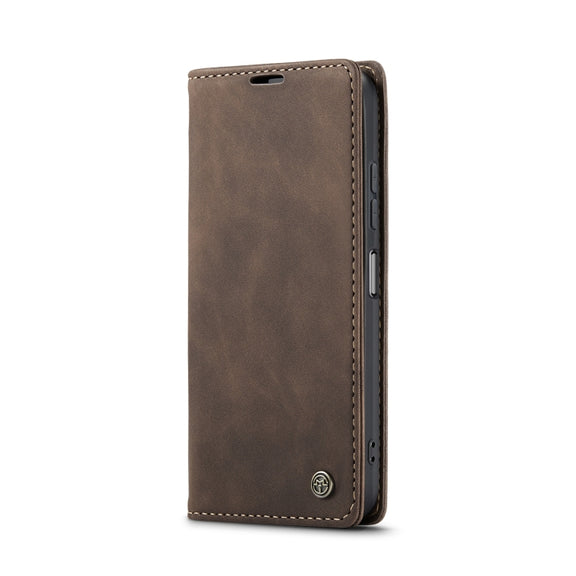 For Samsung Galaxy A16 5G CaseMe 013 Multifunctional Horizontal Flip Leather Phone Case(Coffee)