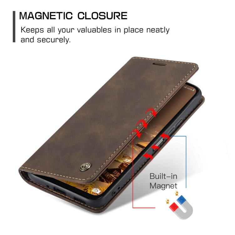 For Samsung Galaxy A16 5G CaseMe 013 Multifunctional Horizontal Flip Leather Phone Case(Coffee) - free shipping - PMC Jewellery - Order now!