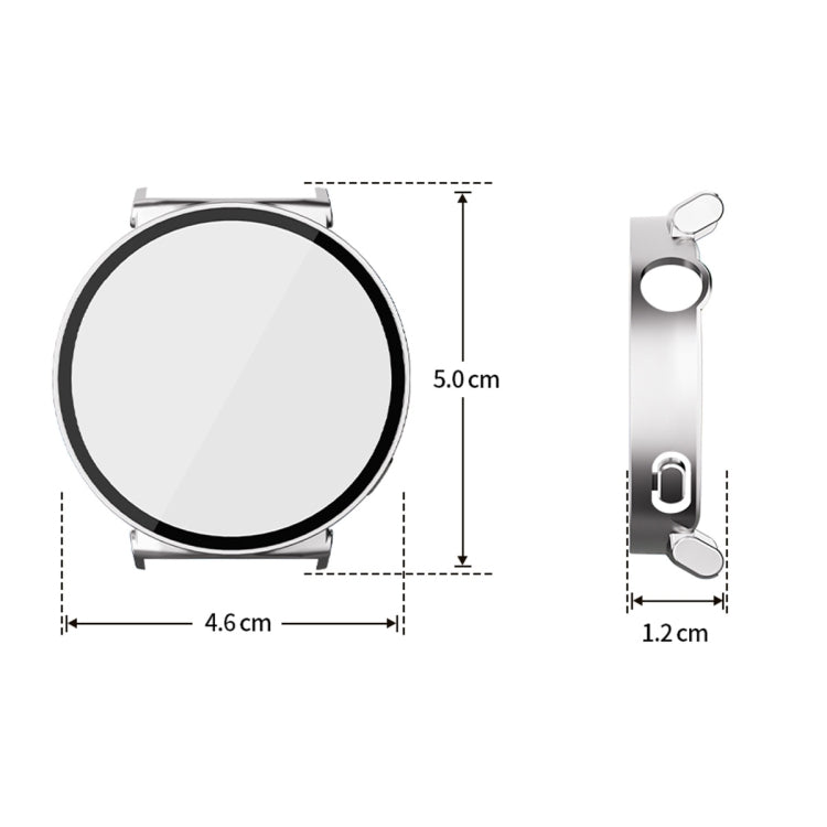 For Huawei Watch GT 5 41mm ENKAY Hat-Prince Tempered Glass Film Integrated PC Watch Case(Black)