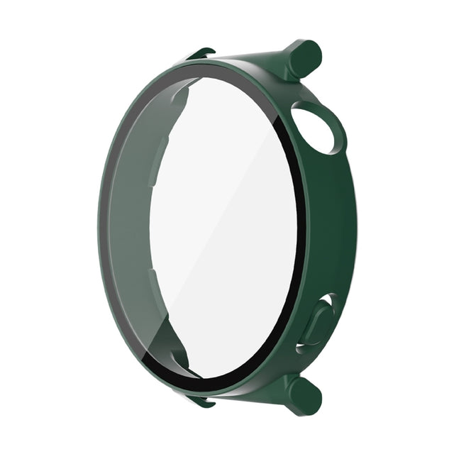 For Huawei Watch GT 5 41mm ENKAY Hat-Prince Tempered Glass Film Integrated PC Watch Case(Dark Green)