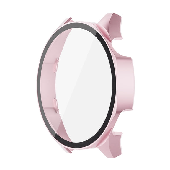 For Huawei Watch GT 5 46mm ENKAY Hat-Prince Tempered Glass Film Integrated PC Watch Case(Pink)