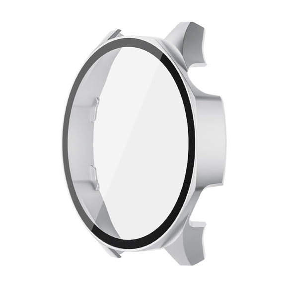 For Huawei Watch GT 5 46mm ENKAY Hat-Prince Tempered Glass Film Integrated PC Watch Case(Silver)