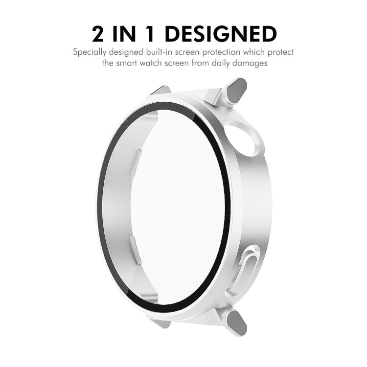 For Huawei Watch GT 5 Pro 42mm ENKAY Hat-Prince Tempered Glass Film Integrated PC Watch Case(Black)