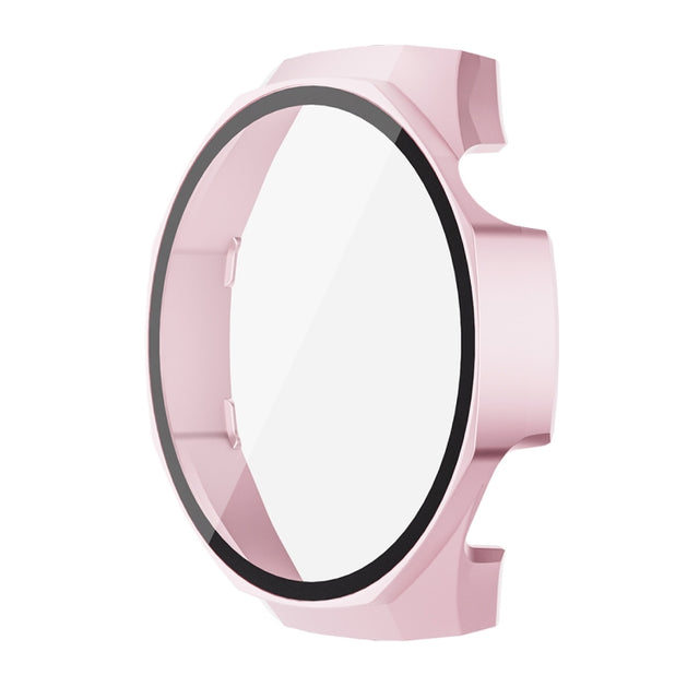For Huawei Watch GT 5 Pro 46mm ENKAY Hat-Prince Tempered Glass Film Integrated PC Watch Case(Pink)