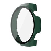 For Huawei Watch GT 5 Pro 46mm ENKAY Hat-Prince Tempered Glass Film Integrated PC Watch Case(Dark Green)