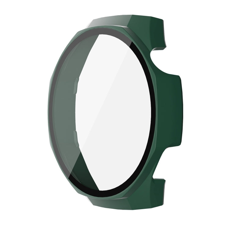 For Huawei Watch GT 5 Pro 46mm ENKAY Hat-Prince Tempered Glass Film Integrated PC Watch Case(Dark Green) - free shipping - PMc TechLife - Order now!