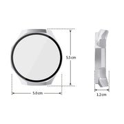 For Huawei Watch GT 5 Pro 46mm ENKAY Hat-Prince Tempered Glass Film Integrated PC Watch Case(Silver)