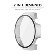 For Huawei Watch GT 5 Pro 46mm ENKAY Hat-Prince Tempered Glass Film Integrated PC Watch Case(Silver)
