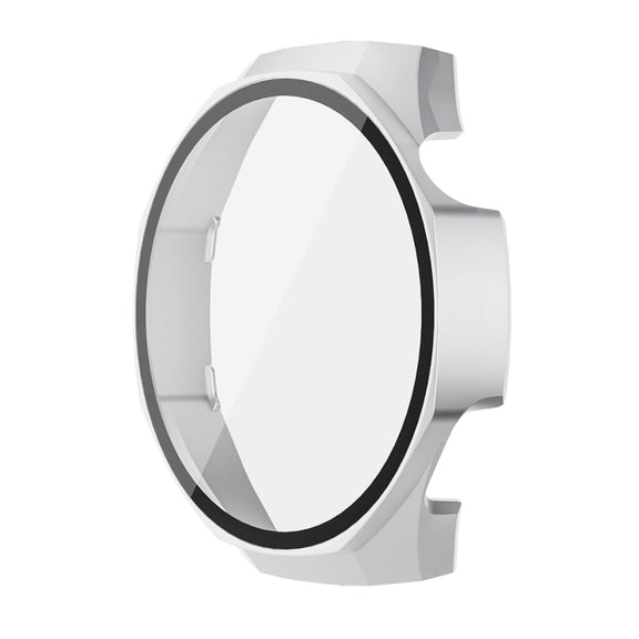 For Huawei Watch GT 5 Pro 46mm ENKAY Hat-Prince Tempered Glass Film Integrated PC Watch Case(Silver)
