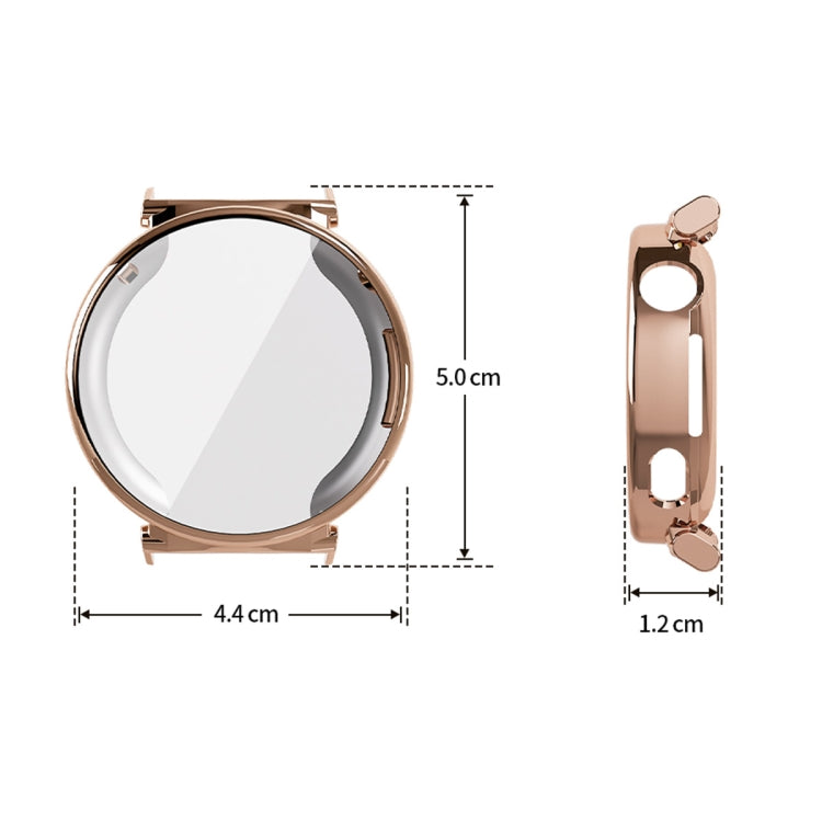 For Huawei Watch GT 5 41mm ENKAY Hat-Prince Electroplated Soft TPU Watch Case with Screen Film(Dark Blue)