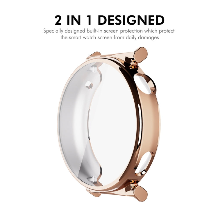 For Huawei Watch GT 5 41mm ENKAY Hat-Prince Electroplated Soft TPU Watch Case with Screen Film(Silver)
