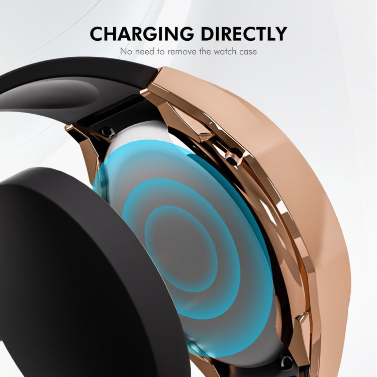 For Huawei Watch GT 5 46mm ENKAY Hat-Prince Electroplated Soft TPU Watch Case with Screen Film(Silver) - free shipping - PMc TechLife - Order now!