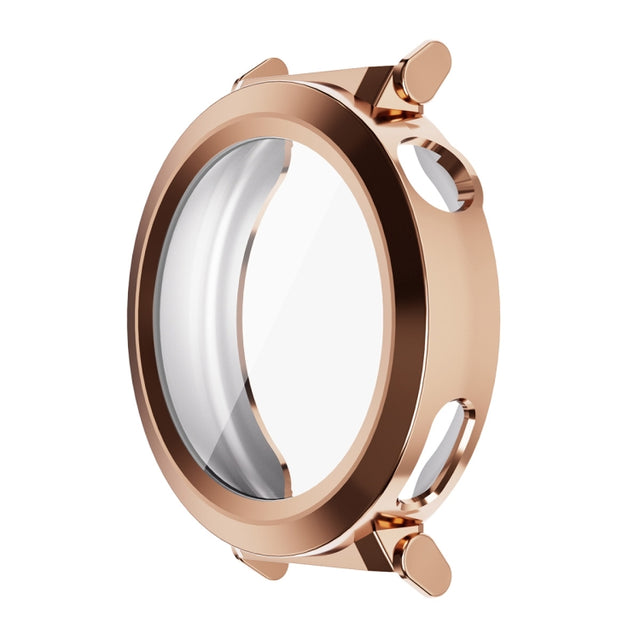 For Huawei Watch GT 5 Pro 42mm ENKAY Hat-Prince Electroplated Soft TPU Watch Case with Screen Film(Rose Gold)