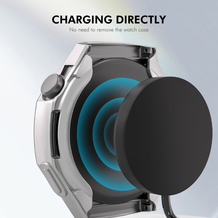 For Huawei Watch GT 5 Pro 42mm ENKAY Hat-Prince Electroplated Soft TPU Watch Case with Screen Film(Silver) - free shipping - PMc TechLife - Order now!