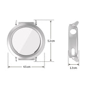 For Huawei Watch GT 5 Pro 42mm ENKAY Hat-Prince Electroplated Soft TPU Watch Case with Screen Film(Gun Color)