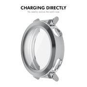For Huawei Watch GT 5 Pro 42mm ENKAY Hat-Prince Electroplated Soft TPU Watch Case with Screen Film(Gun Color)