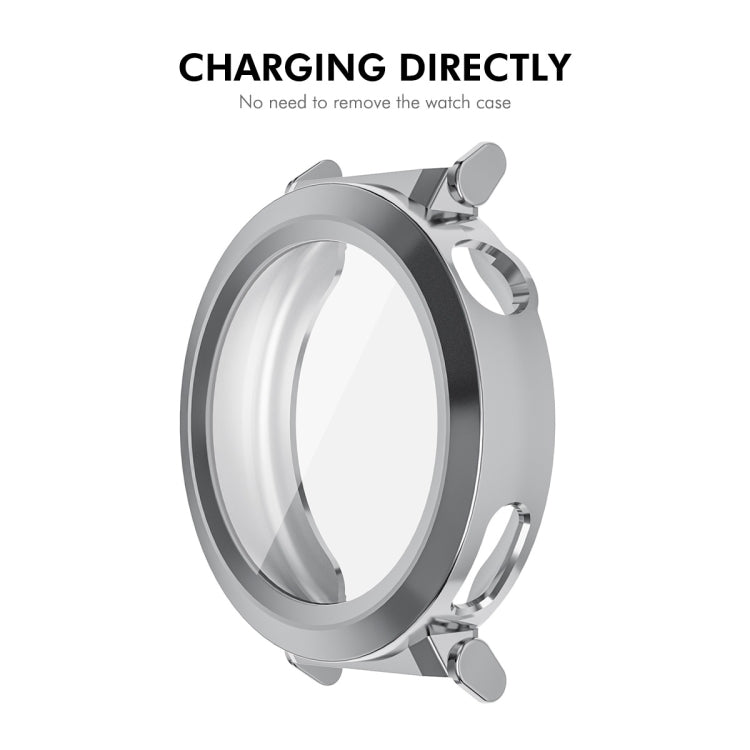 For Huawei Watch GT 5 Pro 42mm ENKAY Hat-Prince Electroplated Soft TPU Watch Case with Screen Film(Gun Color)