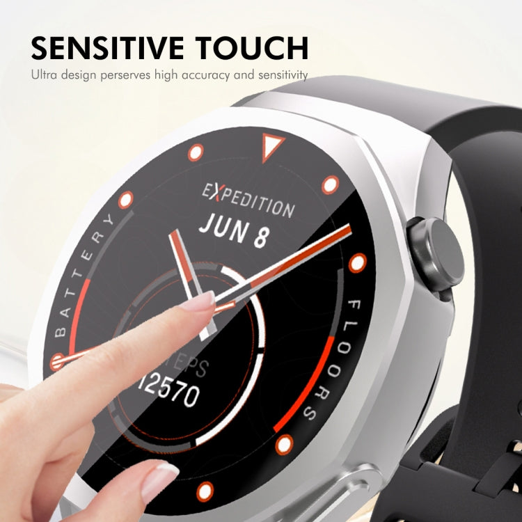 For Huawei Watch GT 5 Pro 42mm ENKAY Hat-Prince Electroplated Soft TPU Watch Case with Screen Film(Gun Color)