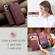 For Xiaomi 14T Pro CaseMe 013 Multifunctional Horizontal Flip Leather Phone Case(Red)
