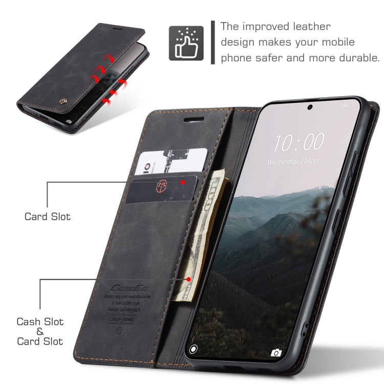 For Xiaomi 14T Pro CaseMe 013 Multifunctional Horizontal Flip Leather Phone Case(Black)