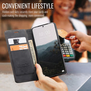 For Xiaomi 14T Pro CaseMe 013 Multifunctional Horizontal Flip Leather Phone Case(Black)