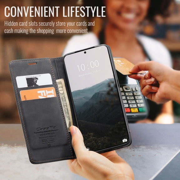 For Xiaomi 14T Pro CaseMe 013 Multifunctional Horizontal Flip Leather Phone Case(Black)
