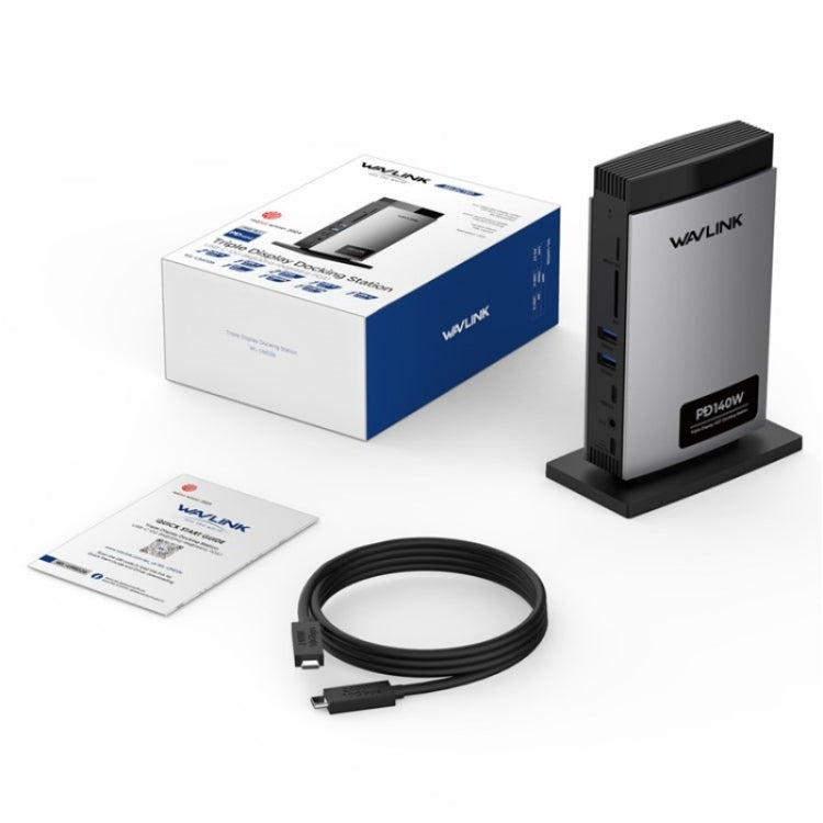 WAVLINK WL-UMD26 11 in 1 140W PD 3.1 USB-C 8K Displayport Charging Docking Station - free shipping - PMC TechLife - Order now!