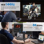 WAVLINK WL-UMD26 11 in 1 140W PD 3.1 USB-C 8K Displayport Charging Docking Station