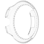 For Google Pixel Watch 3 45mm Diamond Electroplated PC Half Coverage Watch Protective Case(Transparent Color)