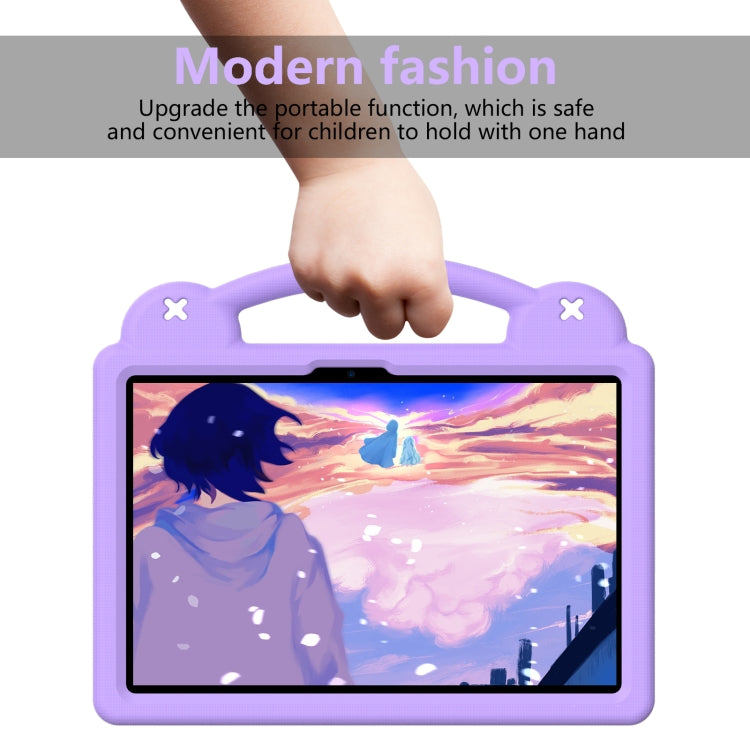 For Infinix Xpad 11 X1101 2024 Handle Kickstand Children EVA Shockproof Tablet Case(Light Purple) - free shipping - PMC Jewellery - Order now!