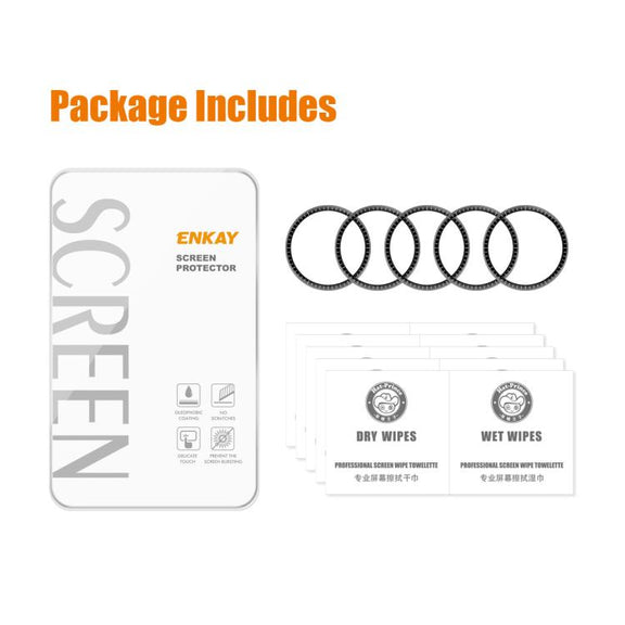 For Honor Watch Fit Elegant 5pcs ENKAY 3D Full Coverage Soft PC Edge PMMA HD Screen Film