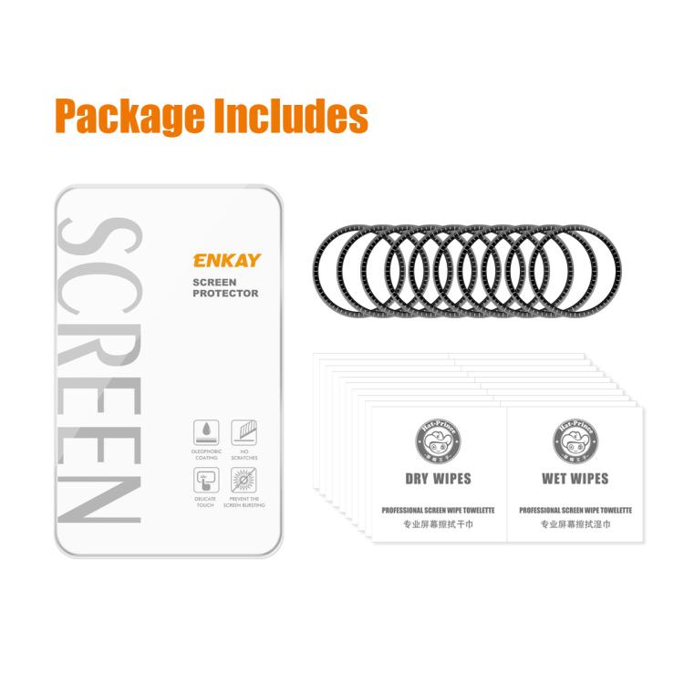 For Honor Watch Fit Elegant 10pcs ENKAY 3D Full Coverage Soft PC Edge PMMA HD Screen Film