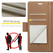 For Xiaomi 14T Pro CaseMe 023 Butterfly Buckle Litchi Texture RFID Anti-theft Leather Phone Case(Brown)
