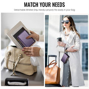 CaseMe-Me60 Multi-functional Anti-theft Swipe Passport Wallet(Purple)