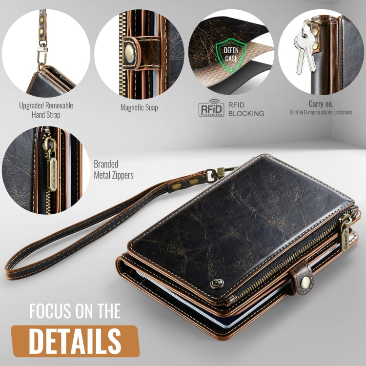 CaseMe-Me60 Multi-functional Anti-theft Swipe Passport Wallet(Brown) - free shipping - PMC Jewellery - Order now!